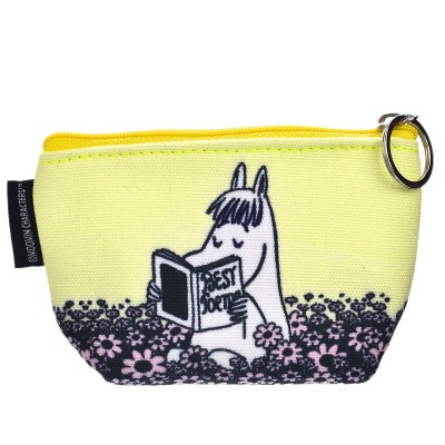 Кошелек для монет Moomin Фрекен Снорк читает Yellow